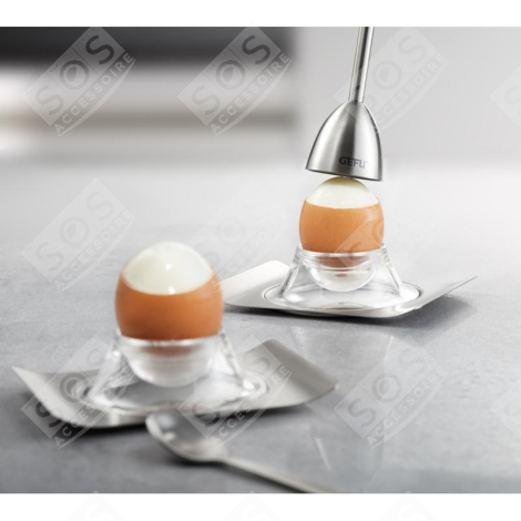 TOQUEUR À ŒUFS INOX AVEC SALIÈRE INTÉGRÉE D'ORIGINE UTENSILE DA CUCINA - GU12355