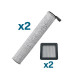KIT FILTRE X-CLEAN 7 D'ORIGINE ASPIRAPOLVERE - ZR337A02