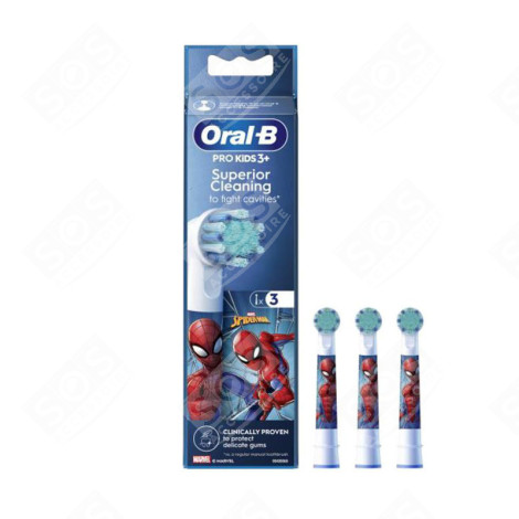 BROSSETTES SPIDERMAN X3 D'ORIGINE SPAZZOLINI ELETTRICI - 8006540805091