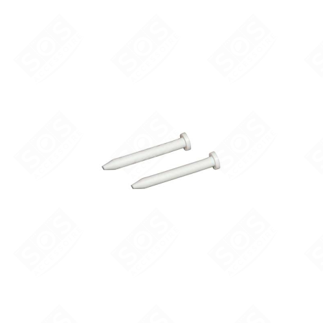 LOT DE 2 AXES DE PIVOT DE PORTE LAVATRICE - 49033811, 80049343