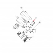 Kit 2 fissaggi copertura superiore