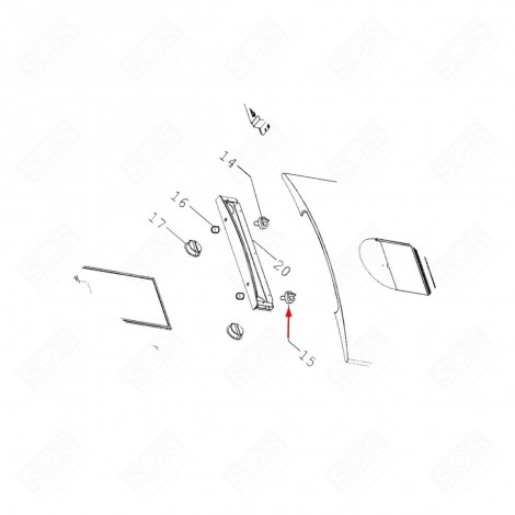 INTERRUTTORE CAPPA ASPIRANTE - C00139289