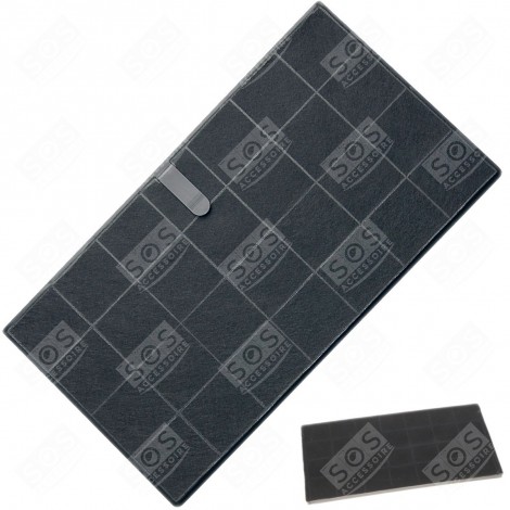 FILTRO CARBONE 350 X 191 X 9 MM CAPPA ASPIRANTE - AFCFCAF25X10S, 482000008330