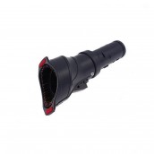 Piccola spazzola rotonda retrattile con setole nere (da infilare)