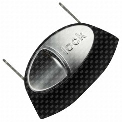 Serratura scorrevole argento/blu (originale)