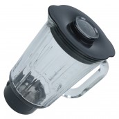 Bicchiere di vetro completo