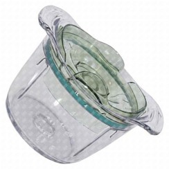 Ciotola vetro + deflettore