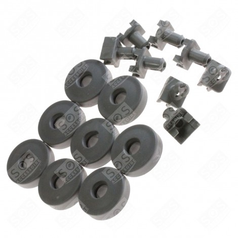 KIT 8 RUOTE DEL CESTELLO INFERIORE LAVASTOVIGLIE - 4071369419