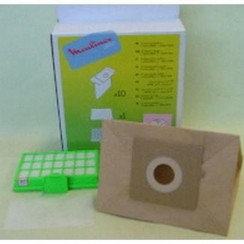 Confezione di 10 sacchetti + 1 filtro hepa