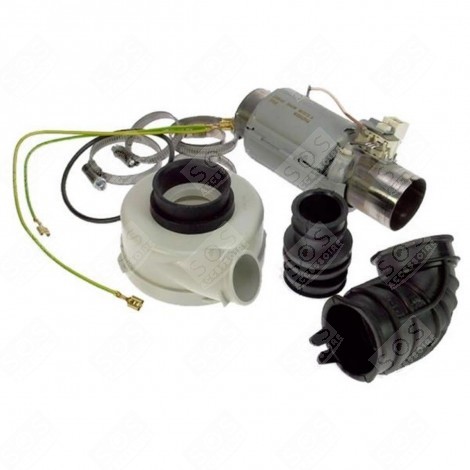 SET RESISTENZA COPERCHIO POMPA CICLO ORIGINALE LAVASTOVIGLIE - 480131000096, 481010518499