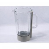 Vaso nudo del frullatore / mixer in vetro (grigio)