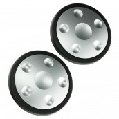 Set di 2 ruote posteriori