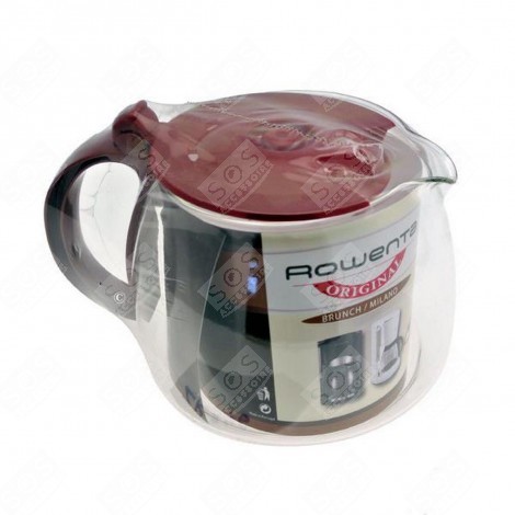 CARAFFA CON COPERCHIO ROSSO MACCHINA DA CAFFÃ, CAFFETTIERA - ZK346