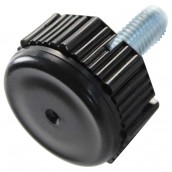 Piedino rotondo regolabile