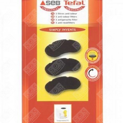 LOT DE 3 FILTRES FRIGGITRICE - XA500025