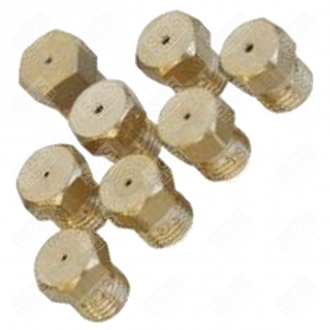 SET INIETTORI BUTANO/PROPANO ORIGINALE PIANO COTTURA - 00187479, 187479