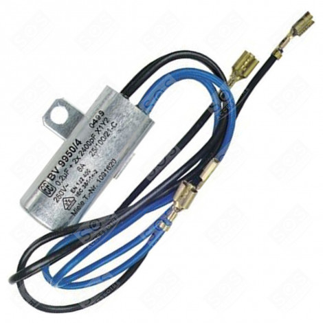 CONDENSATORE ANTI-PARASSITA 0,2 ΜF + 2X2400P ASPIRAPOLVERE - 1091620
