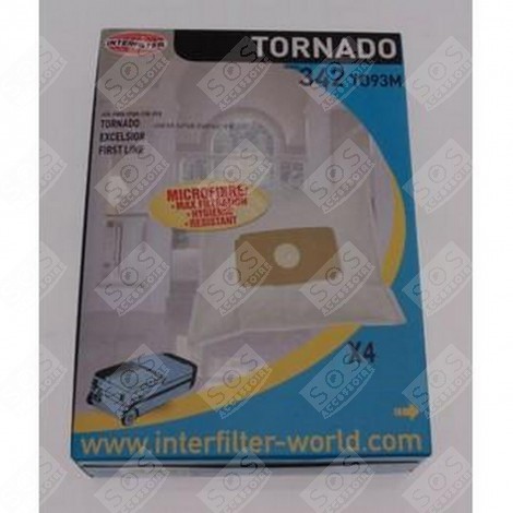 BOITE DE 4 SACS MICROFIBRE ASPIRAPOLVERE - 35600827