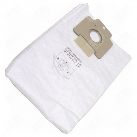 Nilfisk 81620000 Sacchetti Ricambio Per Aspirapolvere, Confezione Da 5, Compatibili Con GM80, GS90, VHW200 E Altri