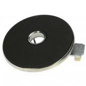 Piastra elettrica diam. 180mm 2000W (con foro per sonda)