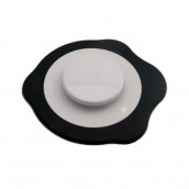 Coperchio bianco e grigio