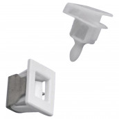 Blocco porta con gancio