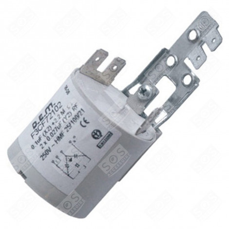 FILTRO ANTIPARASSITI ORIGINALE LAVATRICE - 55X6115