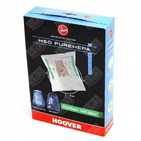 4 SACCHETTI ANTI-ODORE H60 ASPIRAPOLVERE - 35600392