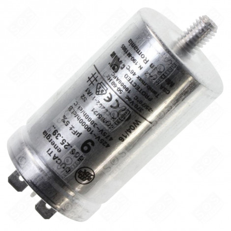 CONDENSATORE 9UF ORIGINALE LAVASTOVIGLIE - C00279463, 00416450