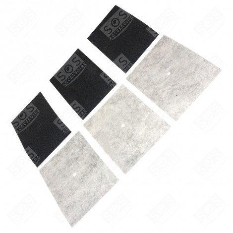 BORSA FILTRI 3X2 ASPIRAPOLVERE - 01001841