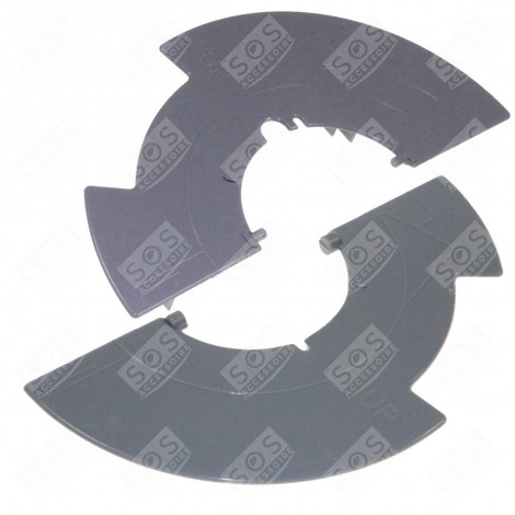 SET DI 2 VALVOLE VASCHETTA PER LA POLVERE ASPIRAPOLVERE - 3300FI2282A-3300FI2281A