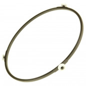 Trascinatore per piatto rotante con rotelle