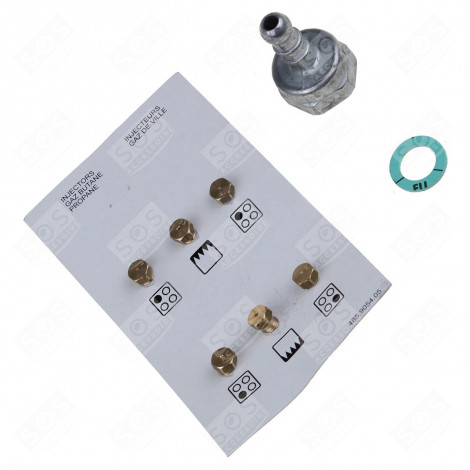 SACCO DI INIETTORI, UGELLI BUTANO PROPANO ORIGINALE FORNI, FORNELLI ELETTRICI E A GAS - 4431910057