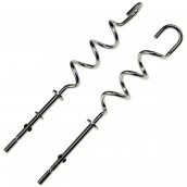 Lotto di 2 ganci per impastare