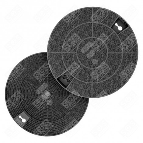 LOT DA 2 FILTRI AL CARBONE TIPO E CAPPA ASPIRANTE - F00366