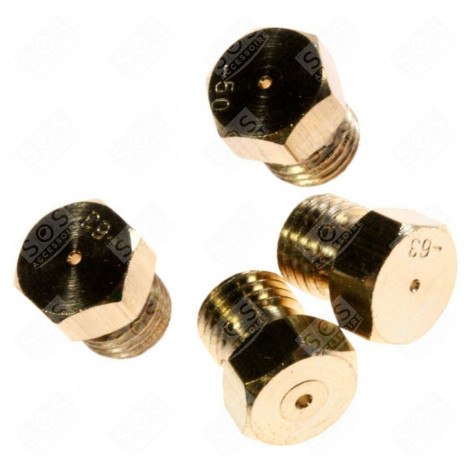 SET DI INIETTORI, UGELLI A GAS BUTANO PROPANO ORIGINALE FORNI, FORNELLI ELETTRICI E A GAS - C00326576