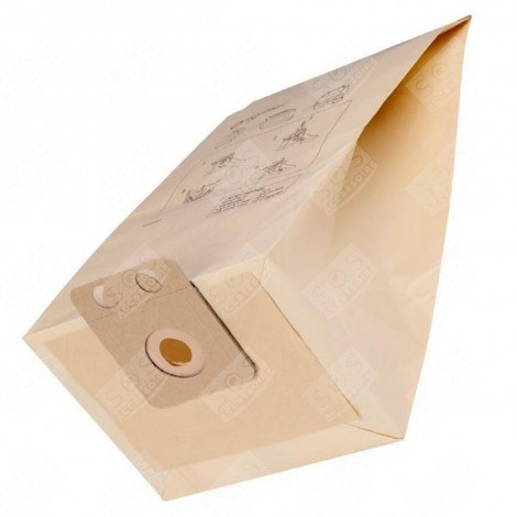 Nilfisk 22198000 - Confezione 5 Sacchetti Di Carta Originali Per Aspirapolvere + 1 Filtro Motore Incluso