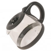 Caraffa nera con coperchio