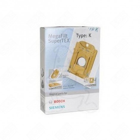 CONFEZIONE DI 4 SACCHETTI TIPO K MICRO FILTRO ORIGINALE ASPIRAPOLVERE - 00468265