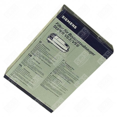 FILTRO IN CARTA VS3/VS6 ASPIRAPOLVERE - 00459230