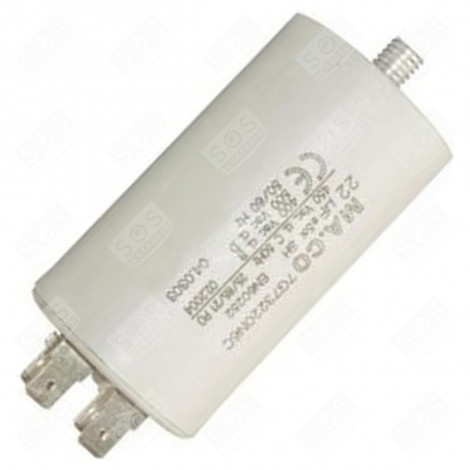 CONDENSATORE PERMANENTE 22 ΜF, 450 V LAVATRICE - 7810944, 532001100