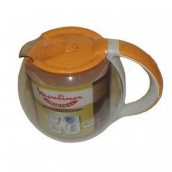 Caraffa con coperchio giallo Cocoon Solea