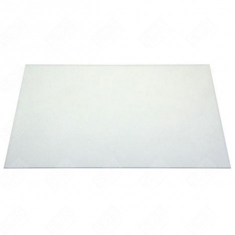 RIPIANO INFERIORE DI VETRO DEL CASSETTO FRUTTA E VERDURA 489 X 338 MM FRIGORIFERO, CONGELATORE - 481052800172