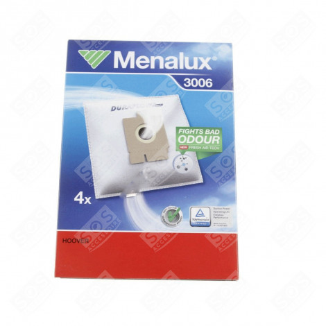 CONFEZIONE DI 4 SACCHETTI ORIGINALI ASPIRAPOLVERE - 9001668640