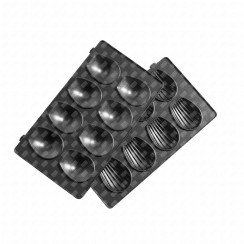 Set di 2 piastre per mini madeleine