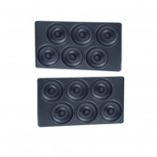 Set di 2 piastre per beignet snack