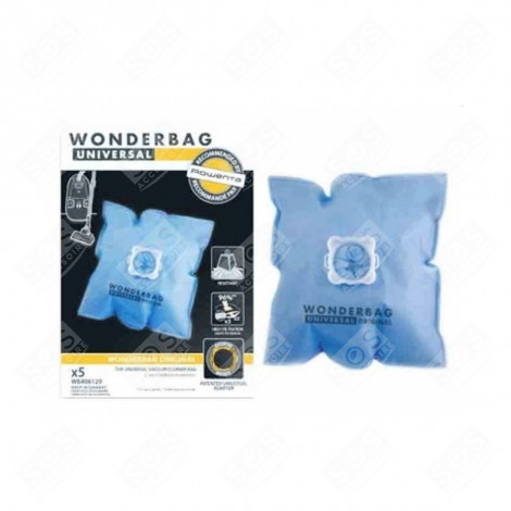 SACCHETTO SINTETICO UNIVERSALE WONDERBAG X 10 ASPIRAPOLVERE - WB408120