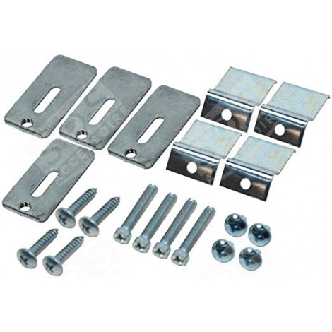 Kit Fissaggio Piano Cottura Hotpoint - Morsetti E Staffe Di Montaggio Per Cucina, Ricambio Originale C00502357
