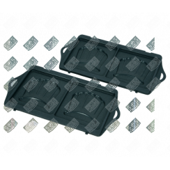 Set di 2 piastre per toast