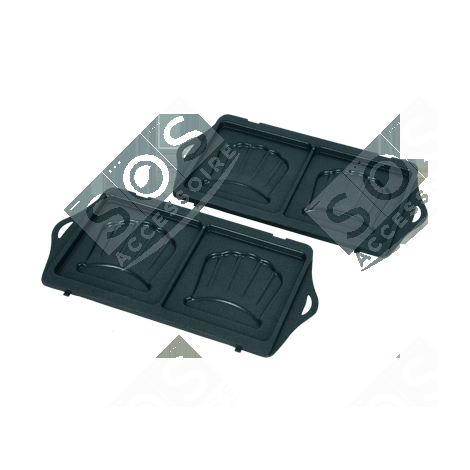 SET DI 2 PIASTRE PER TOAST PIASTRA PER WAFFLE, TOSTAPANE - SS-203201